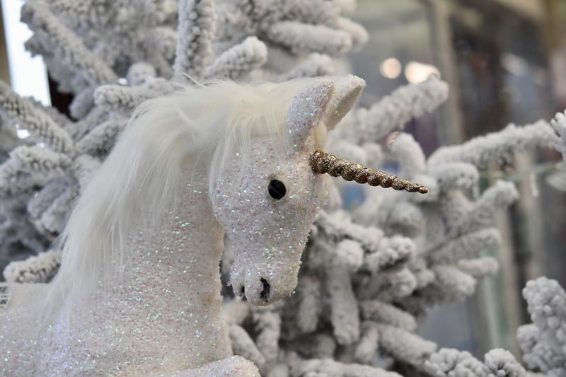 Majestic unicorn in a field
